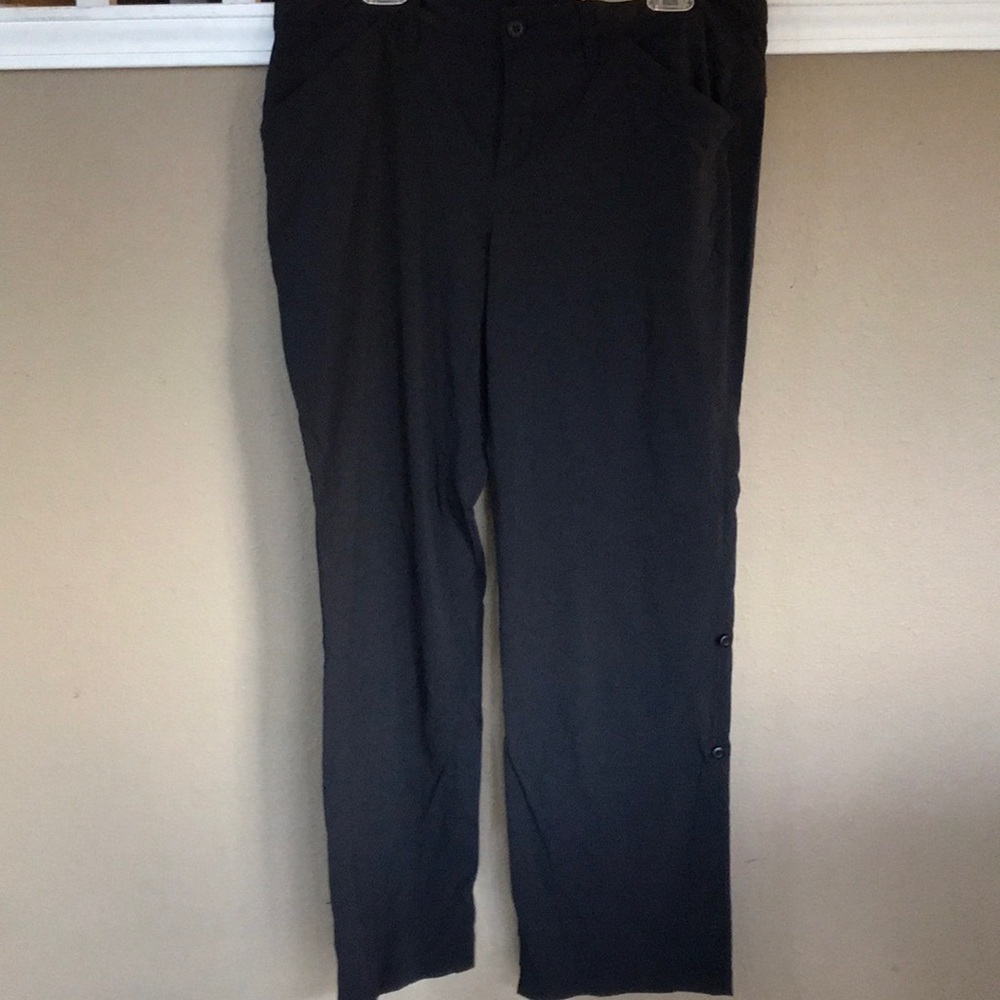 Black active pants